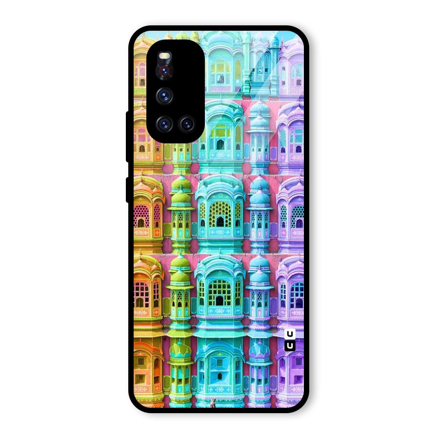 Fancy Architecture Glass Back Case for Vivo V19