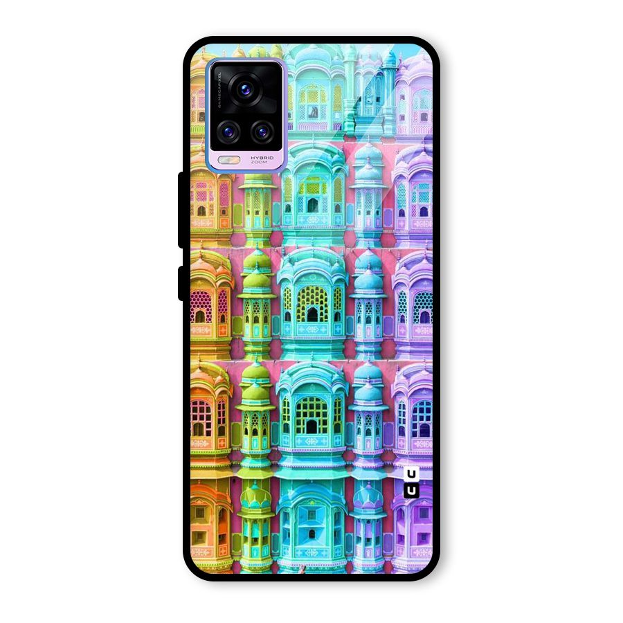Fancy Architecture Glass Back Case for Vivo V20 Pro