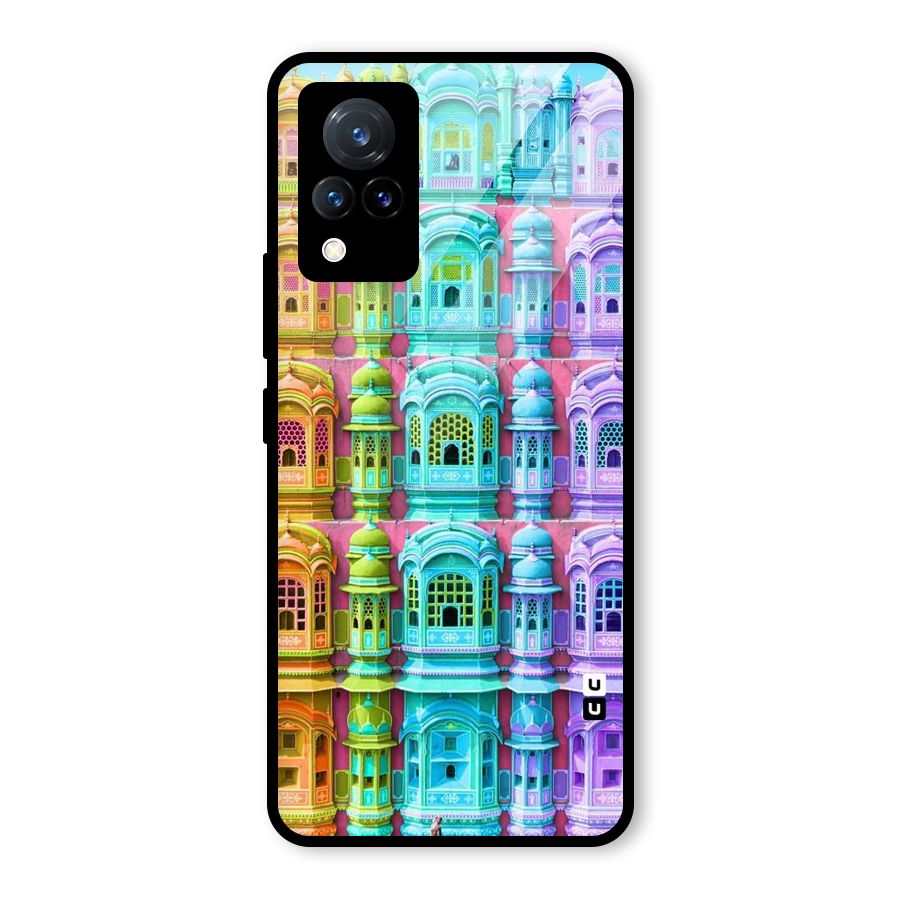 Fancy Architecture Glass Back Case for Vivo V21 5G