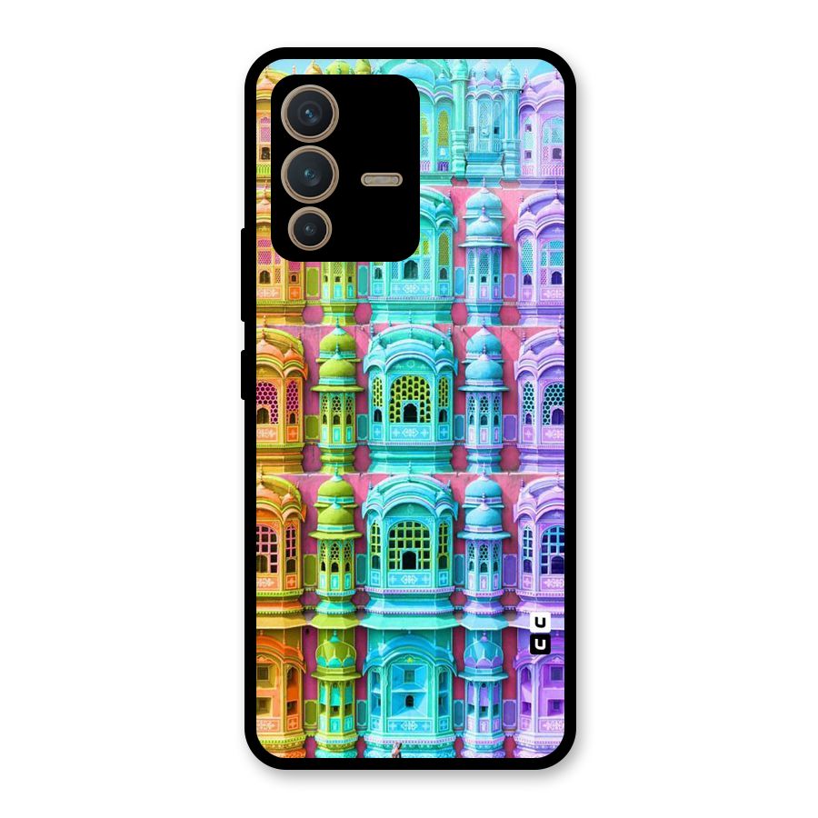 Fancy Architecture Glass Back Case for Vivo V23 5G