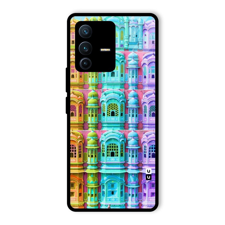 Fancy Architecture Glass Back Case for Vivo V23 Pro