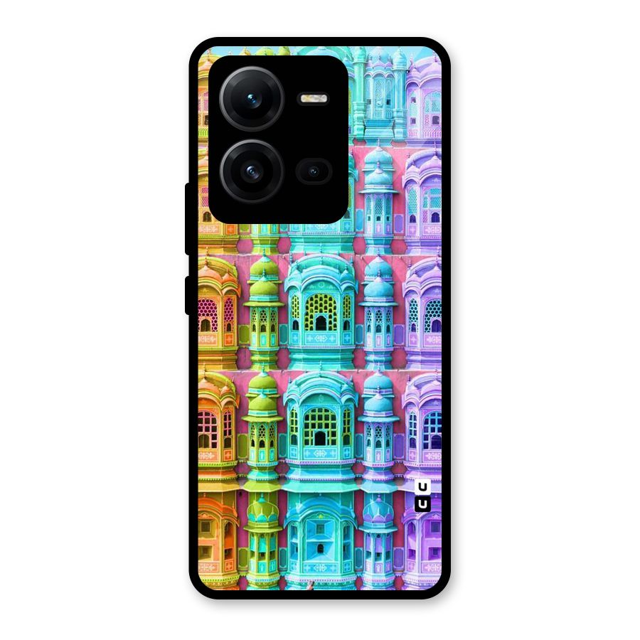 Fancy Architecture Glass Back Case for Vivo V25