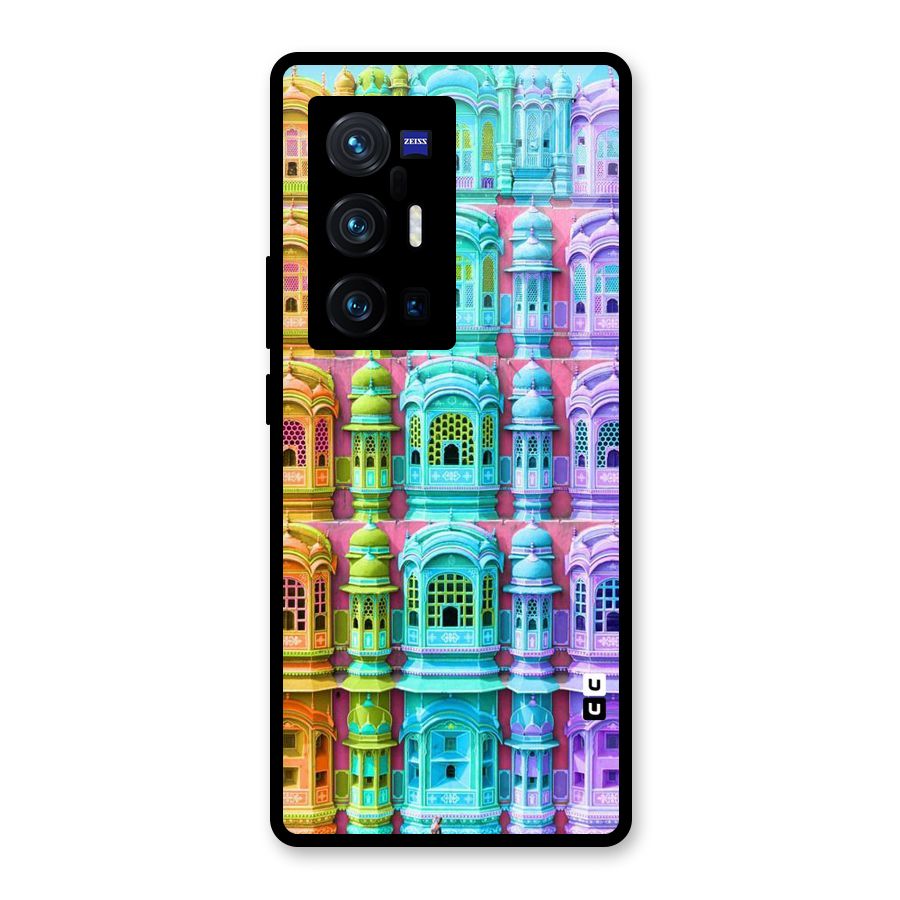 Fancy Architecture Glass Back Case for Vivo X70 Pro Plus