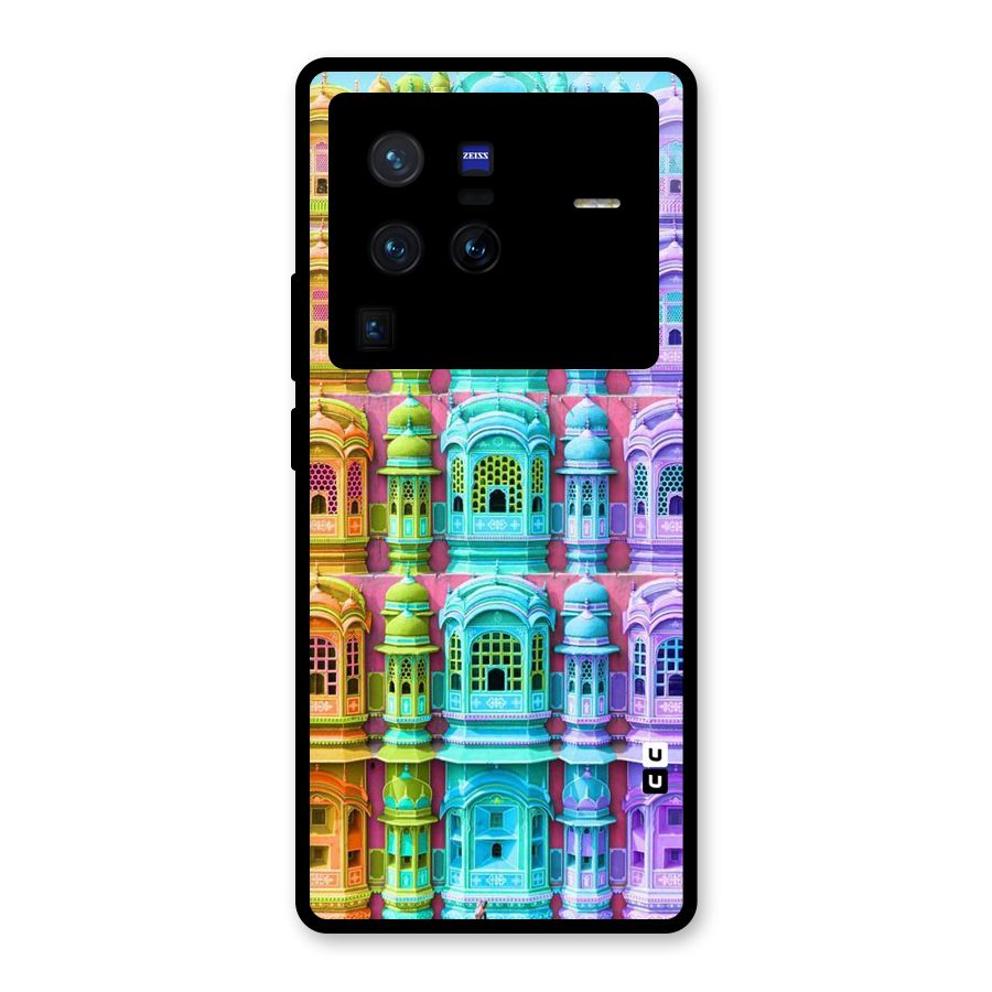 Fancy Architecture Glass Back Case for Vivo X80 Pro
