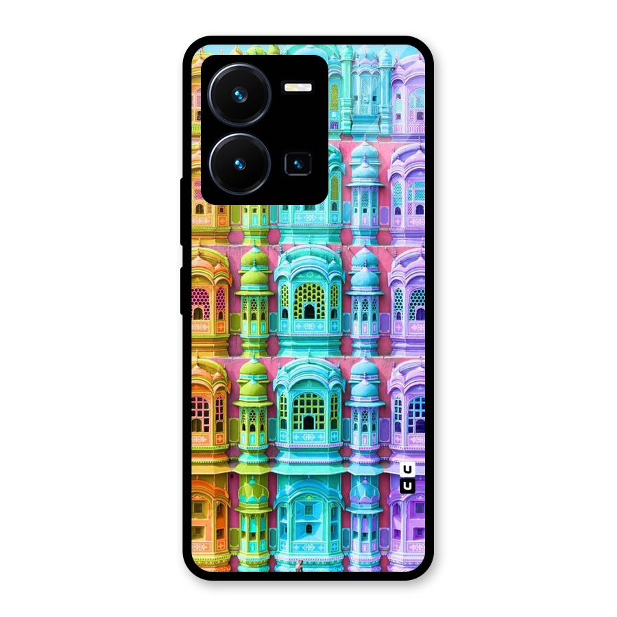 Fancy Architecture Glass Back Case for Vivo Y35