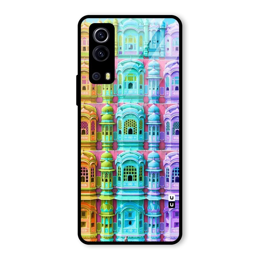 Fancy Architecture Glass Back Case for Vivo iQOO Z3