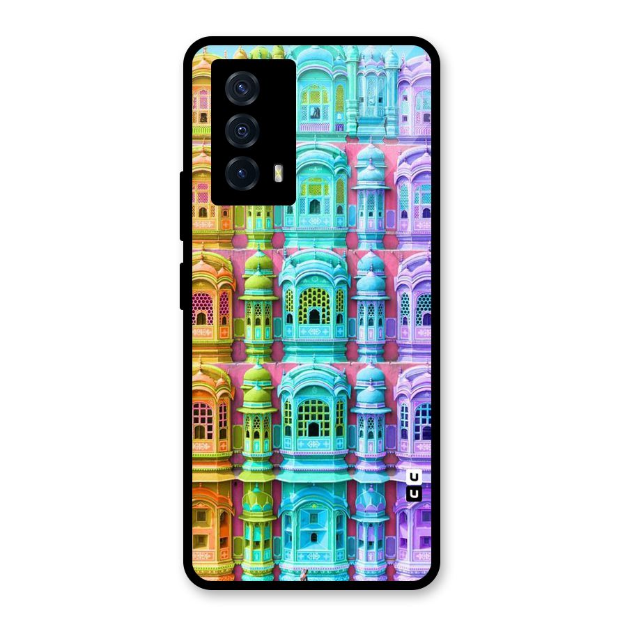 Fancy Architecture Glass Back Case for Vivo iQOO Z5