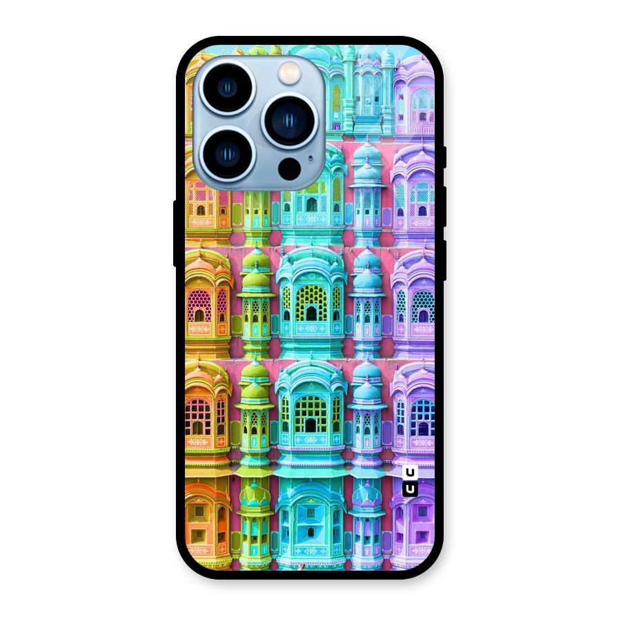 Fancy Architecture Glass Back Case for iPhone 13 Pro