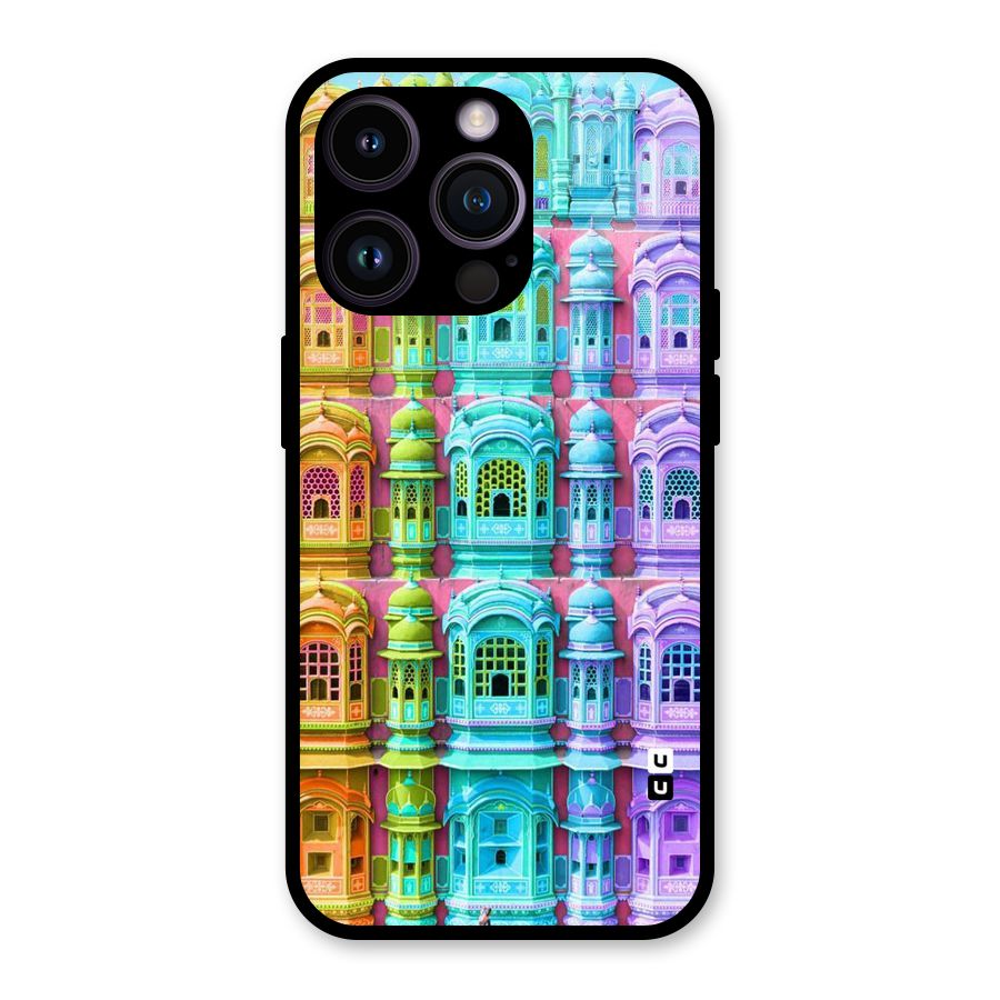 Fancy Architecture Glass Back Case for iPhone 14 Pro