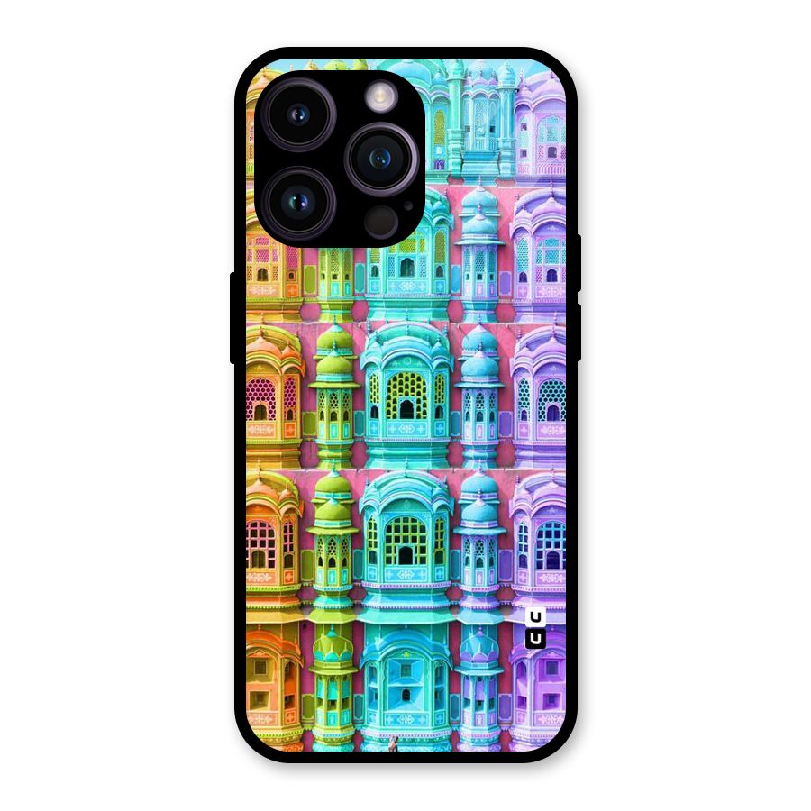 Fancy Architecture Glass Back Case for iPhone 14 Pro Max