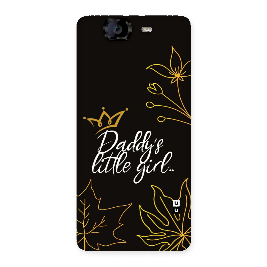 Favorite Little Girl Back Case for Canvas Knight A350