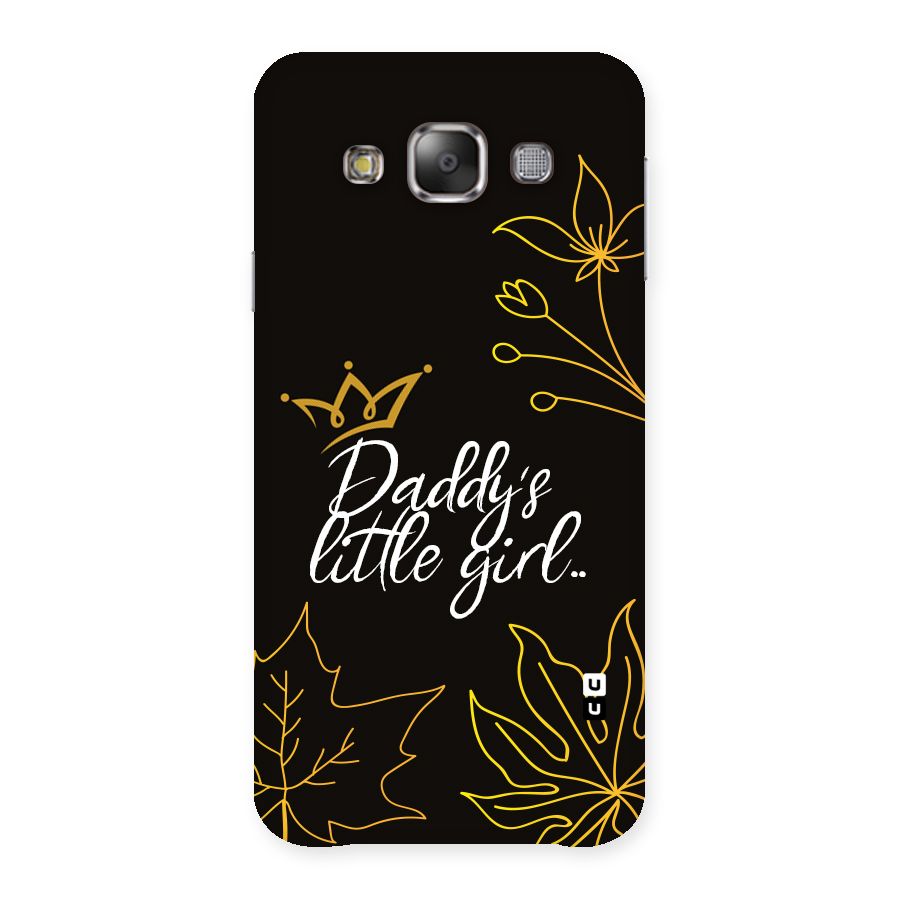 Favorite Little Girl Back Case for Galaxy E7