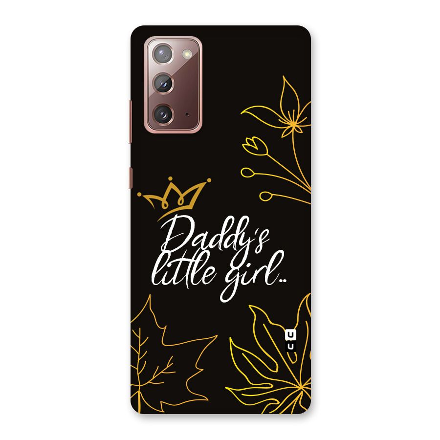 Favorite Little Girl Back Case for Galaxy Note 20
