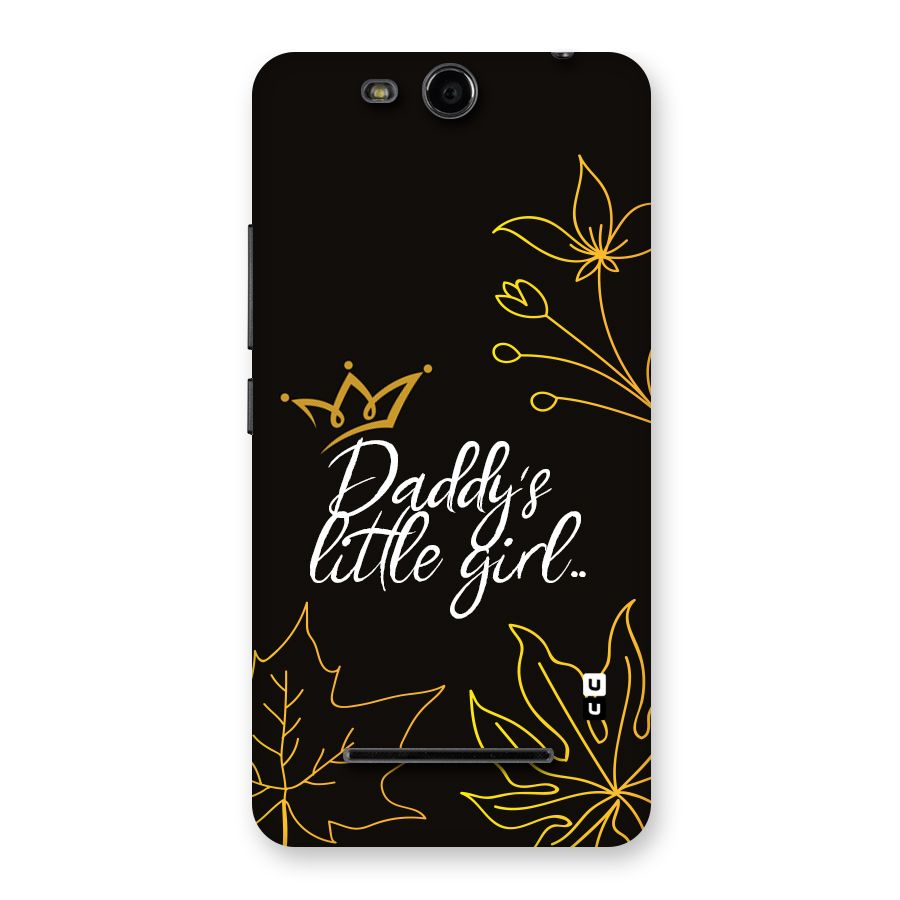 Favorite Little Girl Back Case for Micromax Canvas Juice 3 Q392