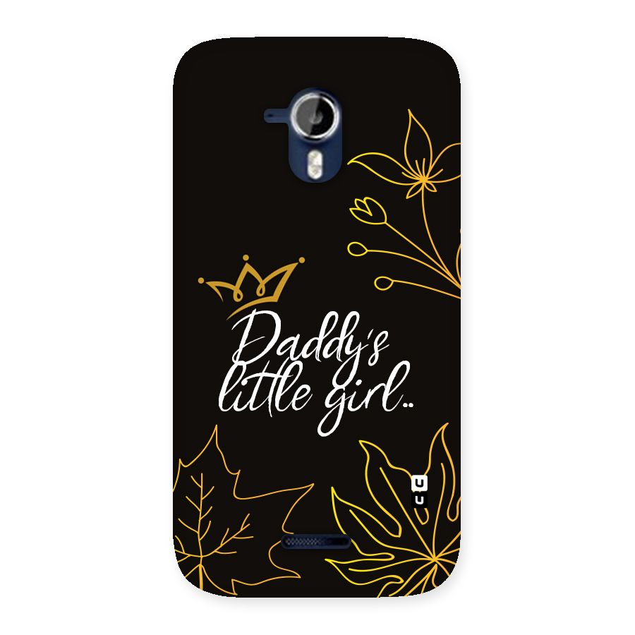 Favorite Little Girl Back Case for Micromax Canvas Magnus A117