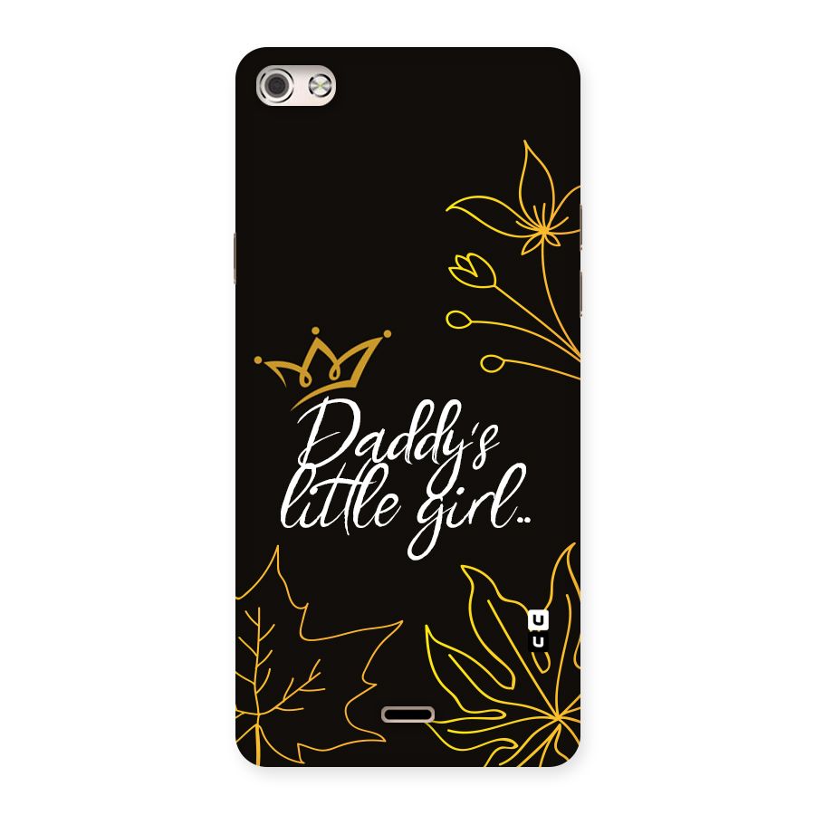 Favorite Little Girl Back Case for Micromax Canvas Silver 5