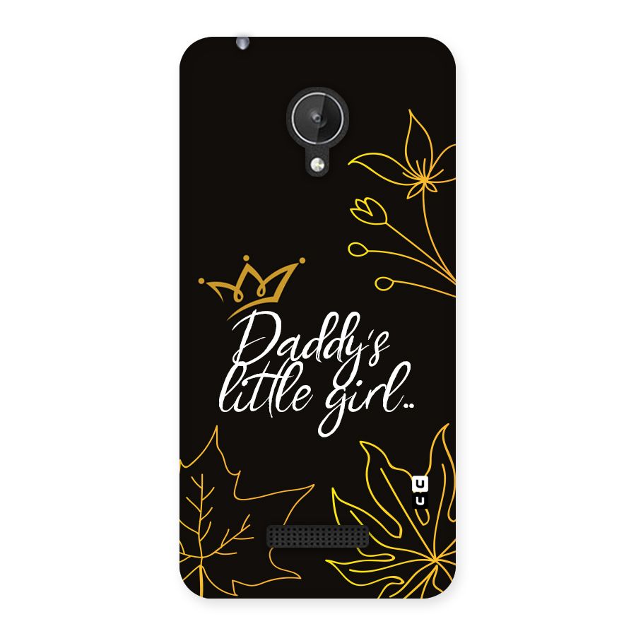 Favorite Little Girl Back Case for Micromax Canvas Spark Q380