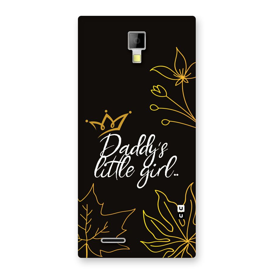 Favorite Little Girl Back Case for Micromax Canvas Xpress A99