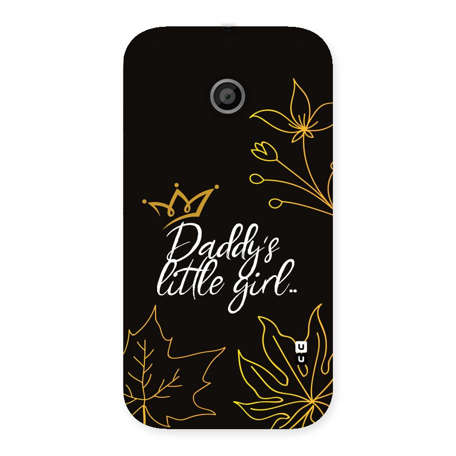 Favorite Little Girl Back Case for Moto E