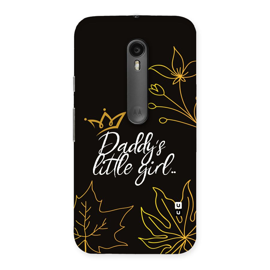 Favorite Little Girl Back Case for Moto G Turbo
