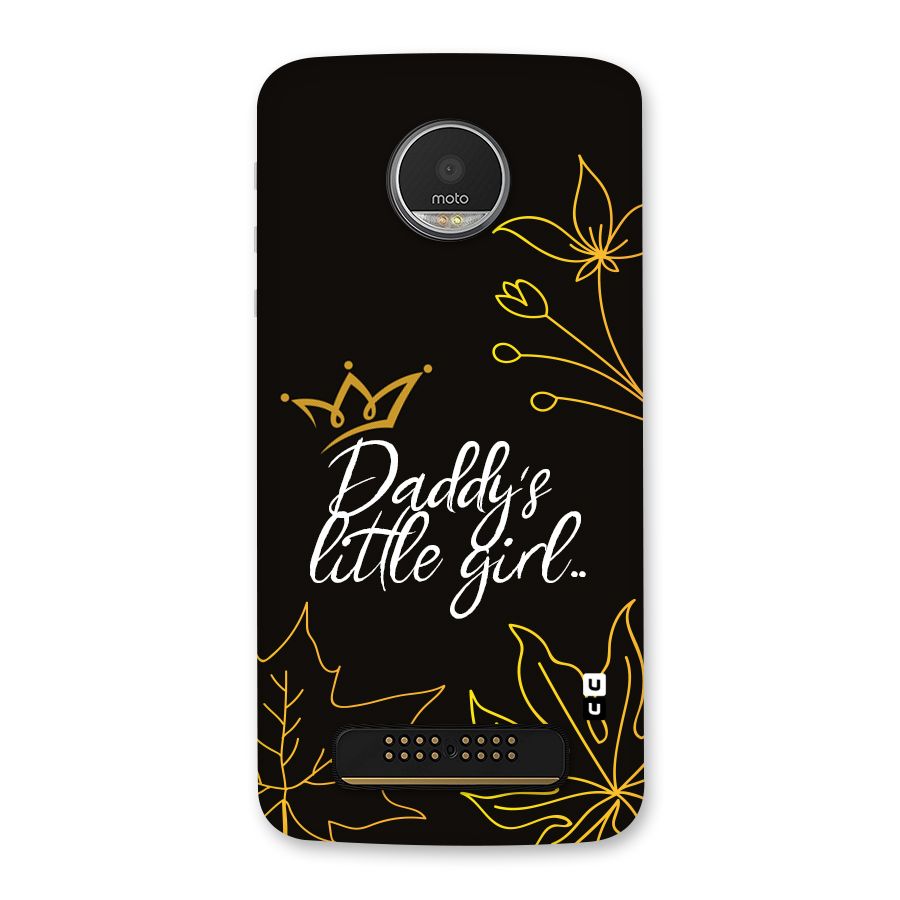 Favorite Little Girl Back Case for Moto Z Play
