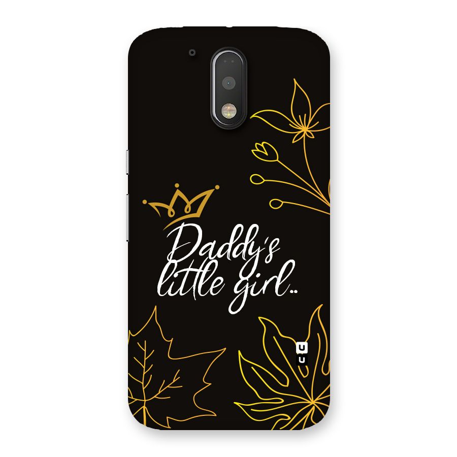 Favorite Little Girl Back Case for Motorola Moto G4