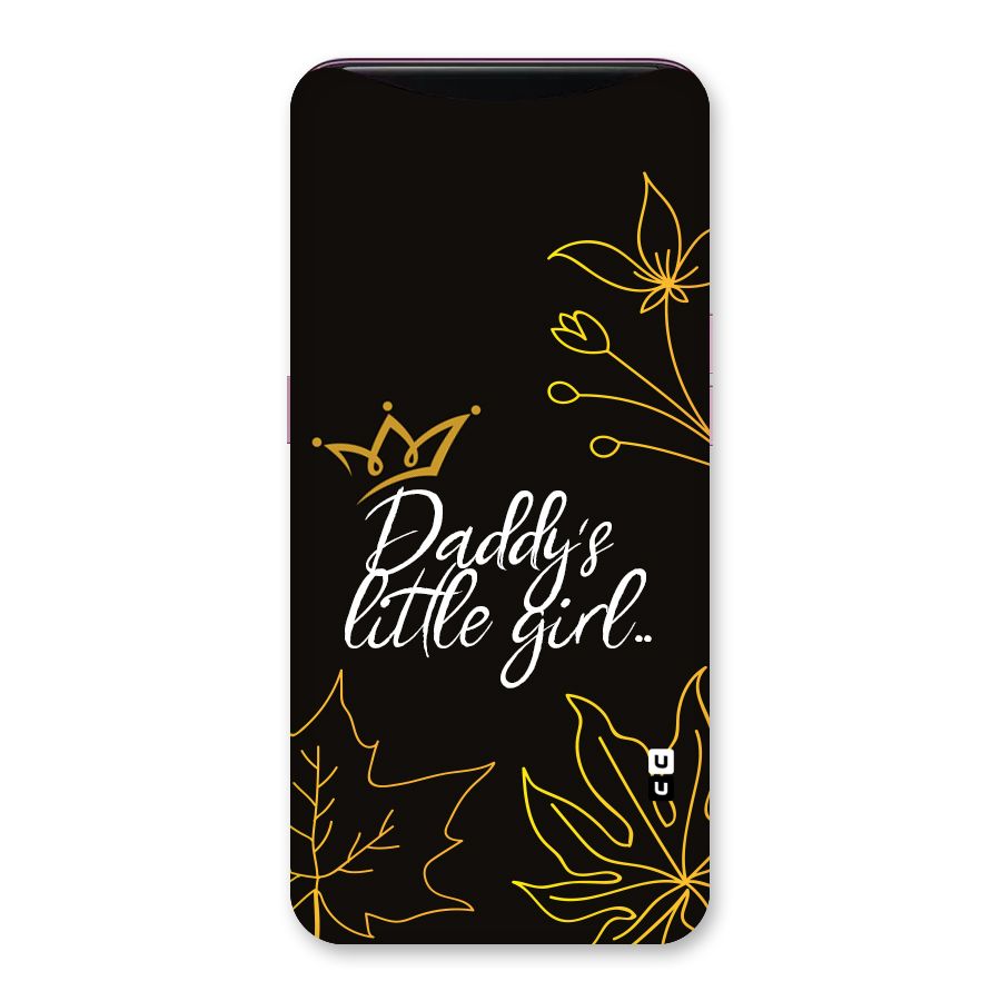 Favorite Little Girl Back Case for Oppo Find X