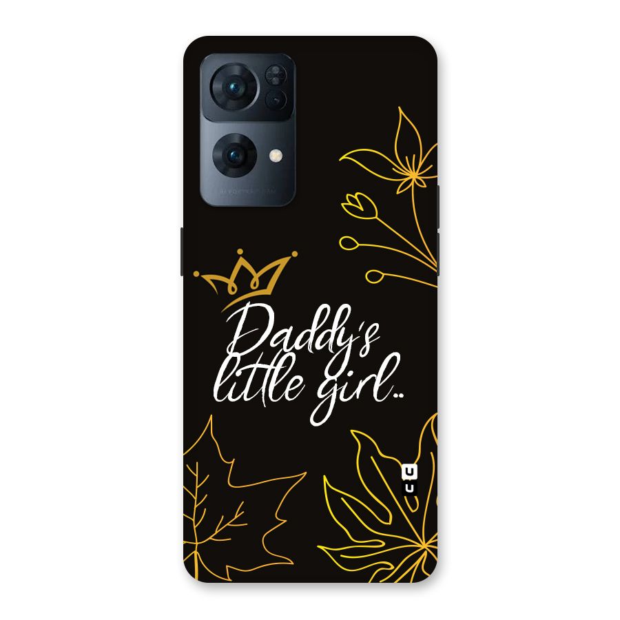 Favorite Little Girl Back Case for Oppo Reno7 Pro 5G