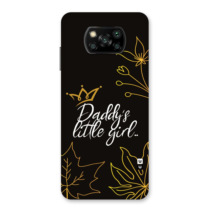 Favorite Little Girl Back Case for Poco X3