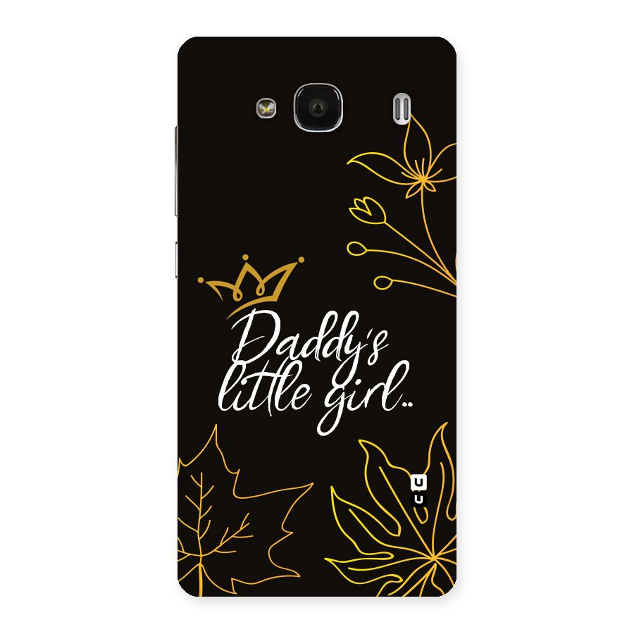 Favorite Little Girl Back Case for Redmi 2s