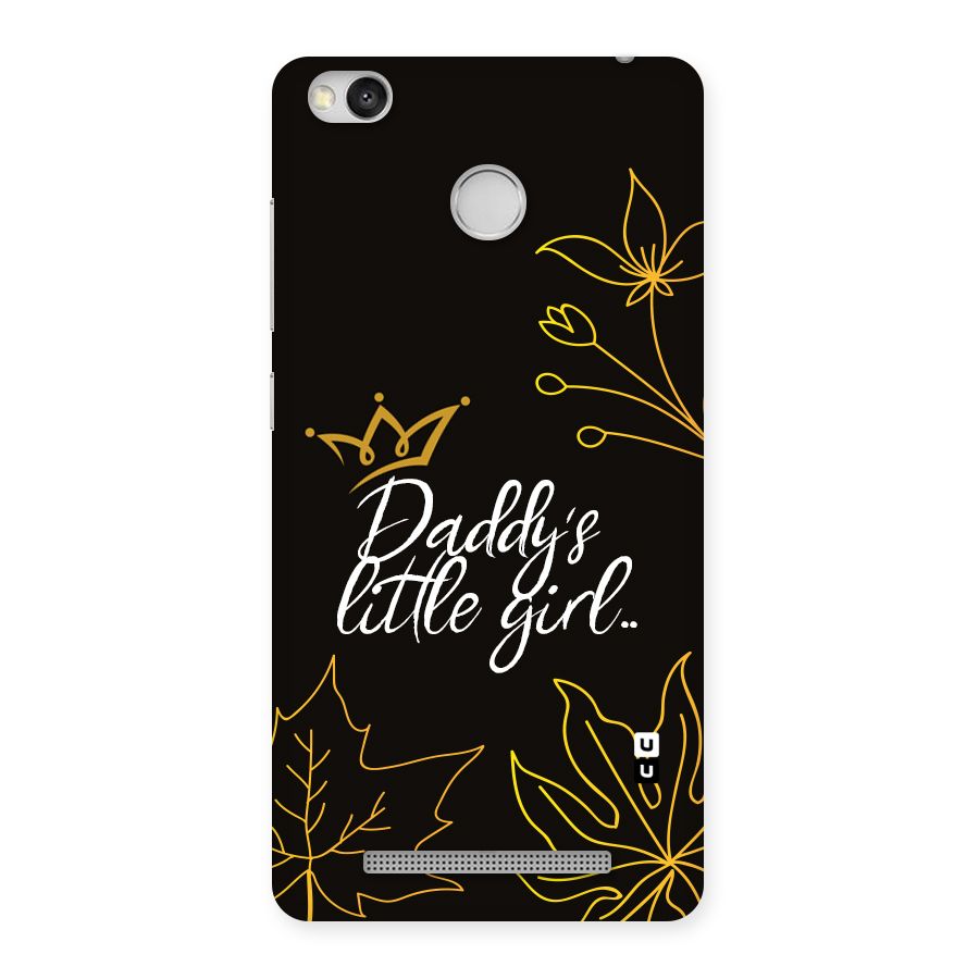 Favorite Little Girl Back Case for Redmi 3S Prime