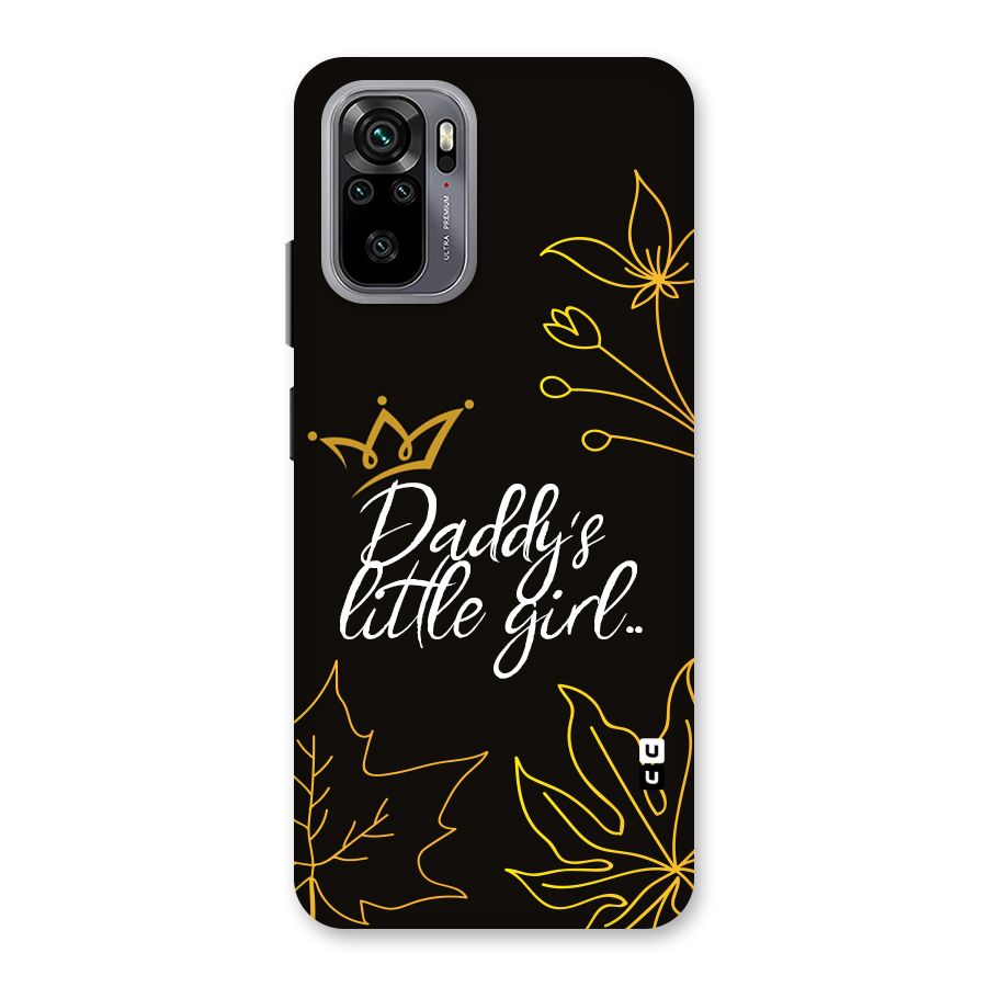 Favorite Little Girl Back Case for Redmi Note 10