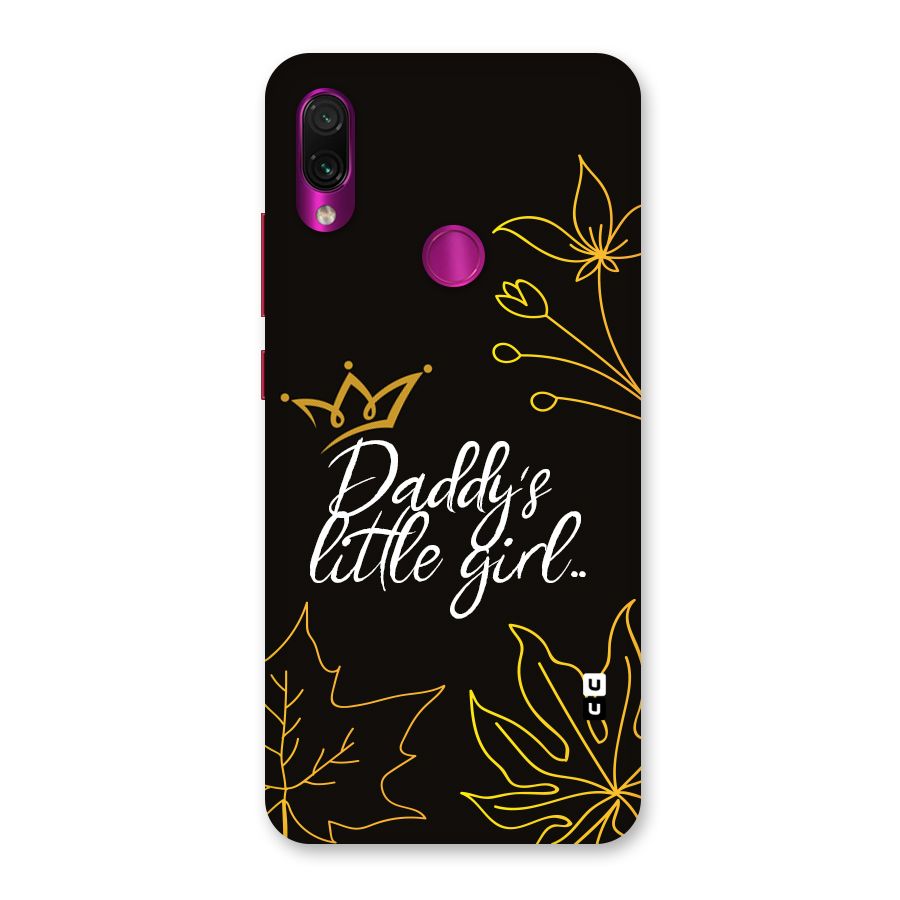 Favorite Little Girl Back Case for Redmi Note 7 Pro