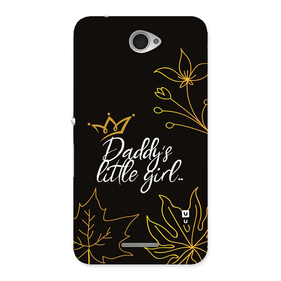 Favorite Little Girl Back Case for Sony Xperia E4