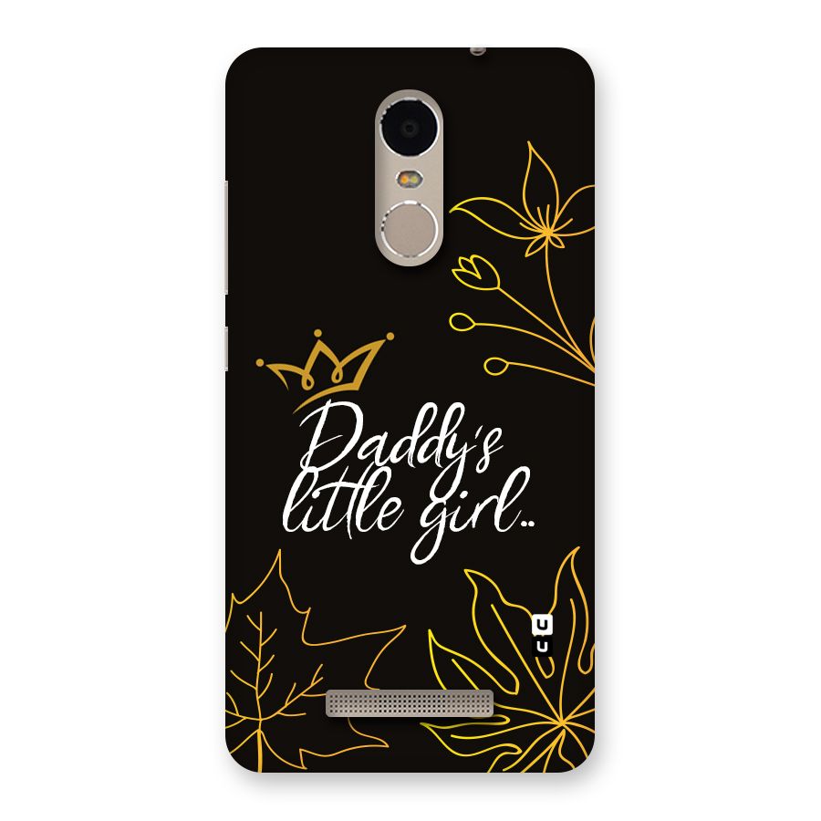 Favorite Little Girl Back Case for Xiaomi Redmi Note 3