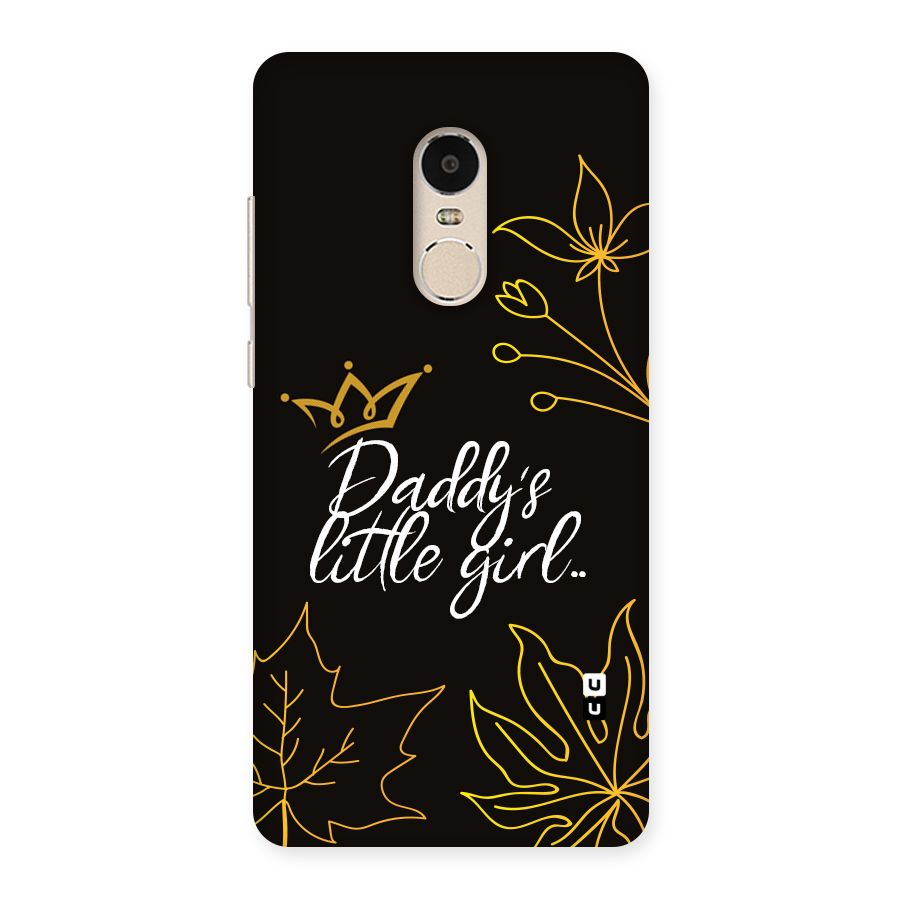 Favorite Little Girl Back Case for Xiaomi Redmi Note 4