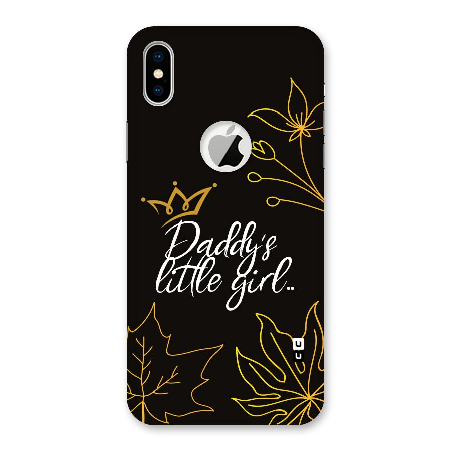 Favorite Little Girl Back Case for iPhone X Logo Cut
