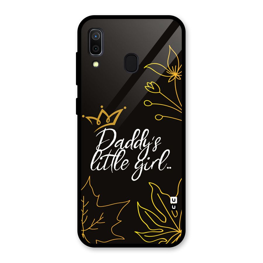 Favorite Little Girl Glass Back Case for Galaxy A30