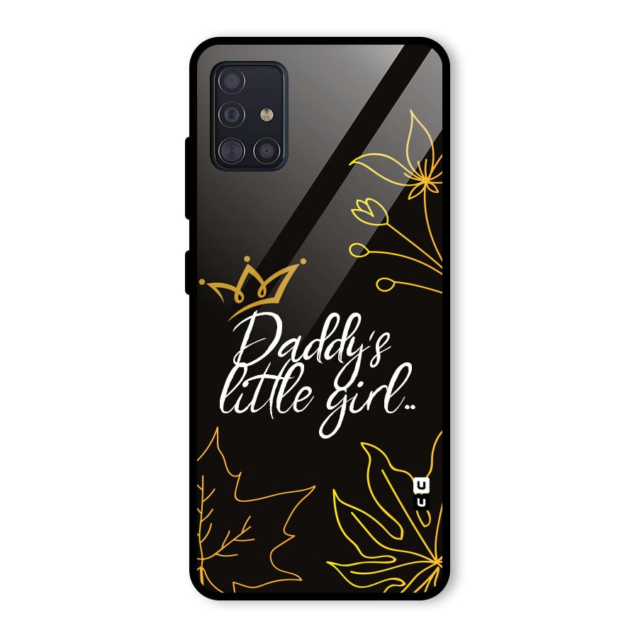 Favorite Little Girl Glass Back Case for Galaxy A51