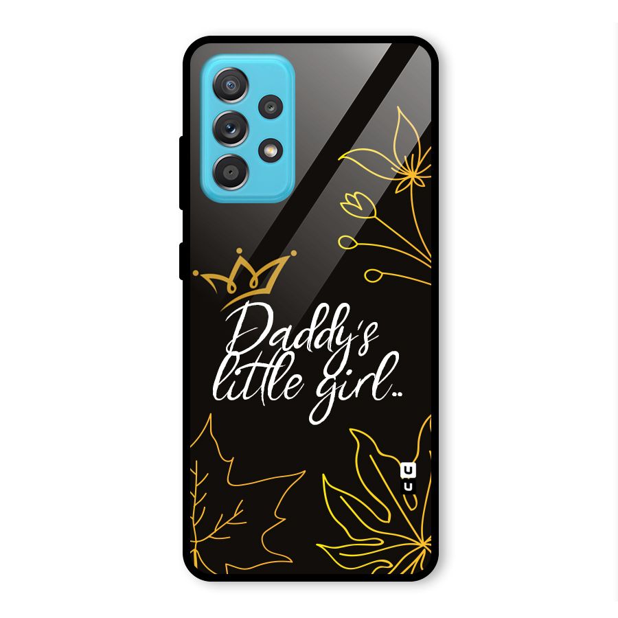 Favorite Little Girl Glass Back Case for Galaxy A52