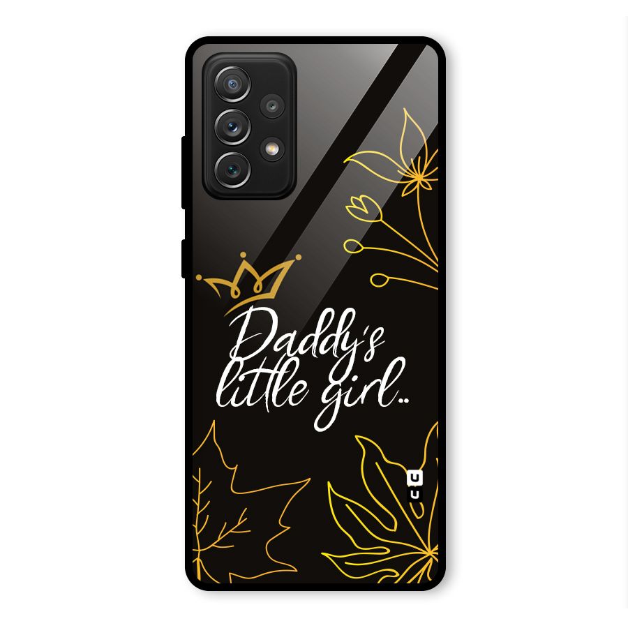 Favorite Little Girl Glass Back Case for Galaxy A72