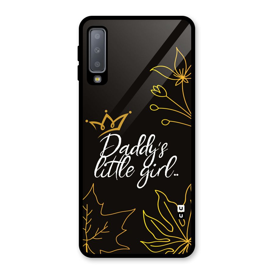 Favorite Little Girl Glass Back Case for Galaxy A7 (2018)