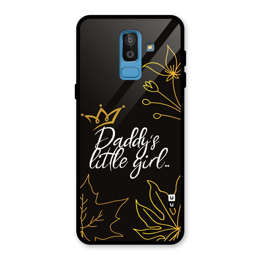 Favorite Little Girl Glass Back Case for Galaxy J8