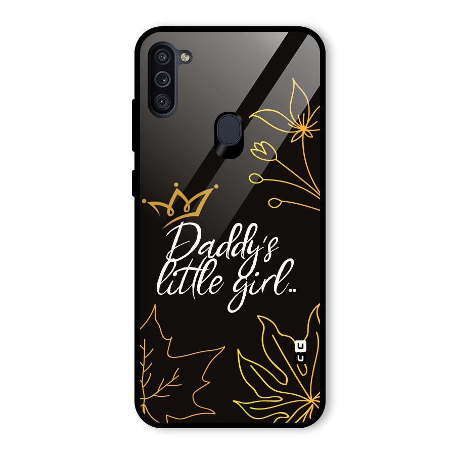 Favorite Little Girl Glass Back Case for Galaxy M11