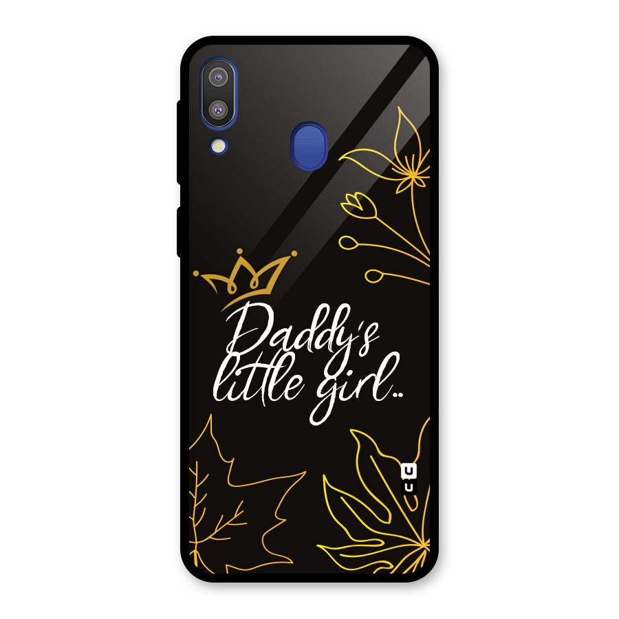 Favorite Little Girl Glass Back Case for Galaxy M20