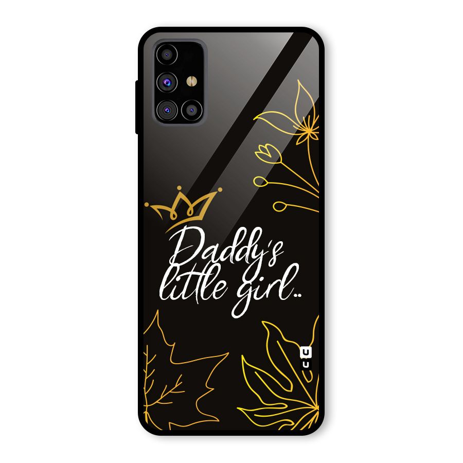 Favorite Little Girl Glass Back Case for Galaxy M31s