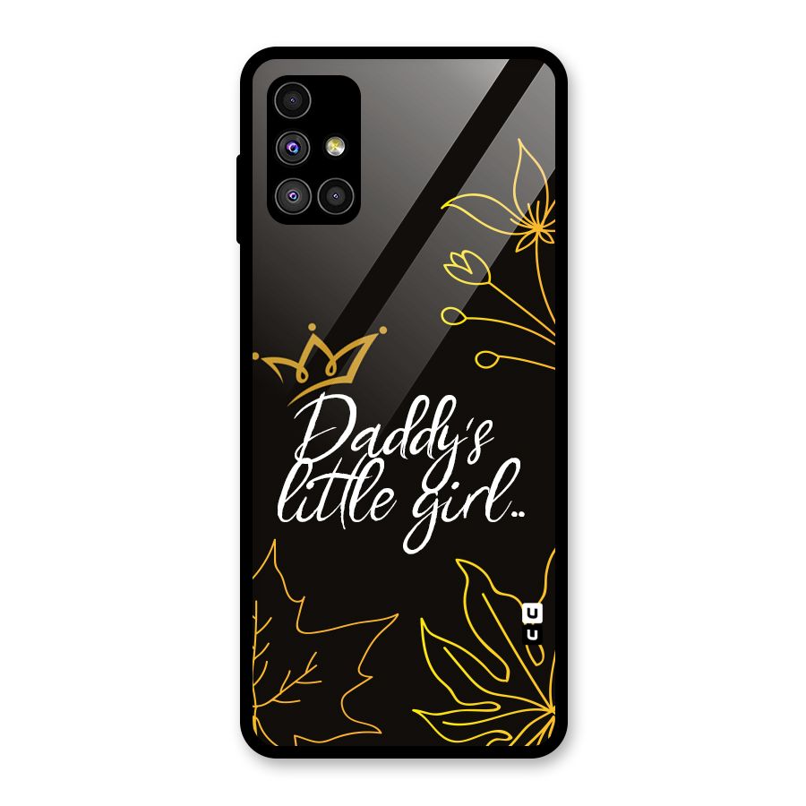 Favorite Little Girl Glass Back Case for Galaxy M51