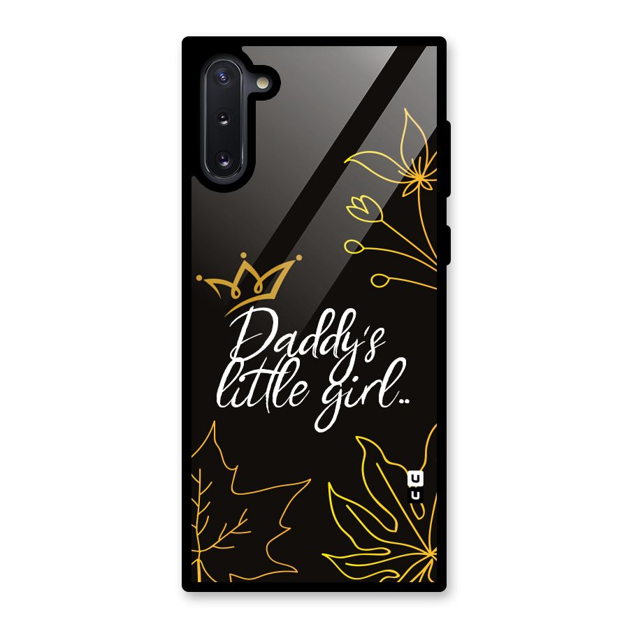 Favorite Little Girl Glass Back Case for Galaxy Note 10