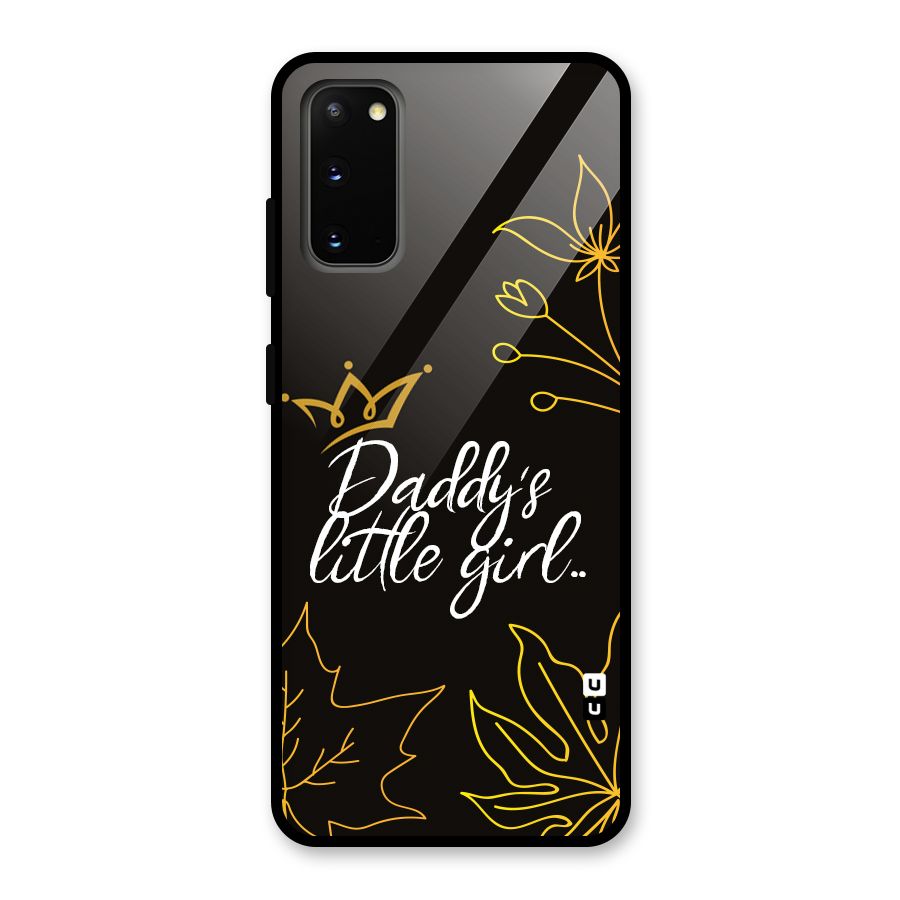 Favorite Little Girl Glass Back Case for Galaxy S20