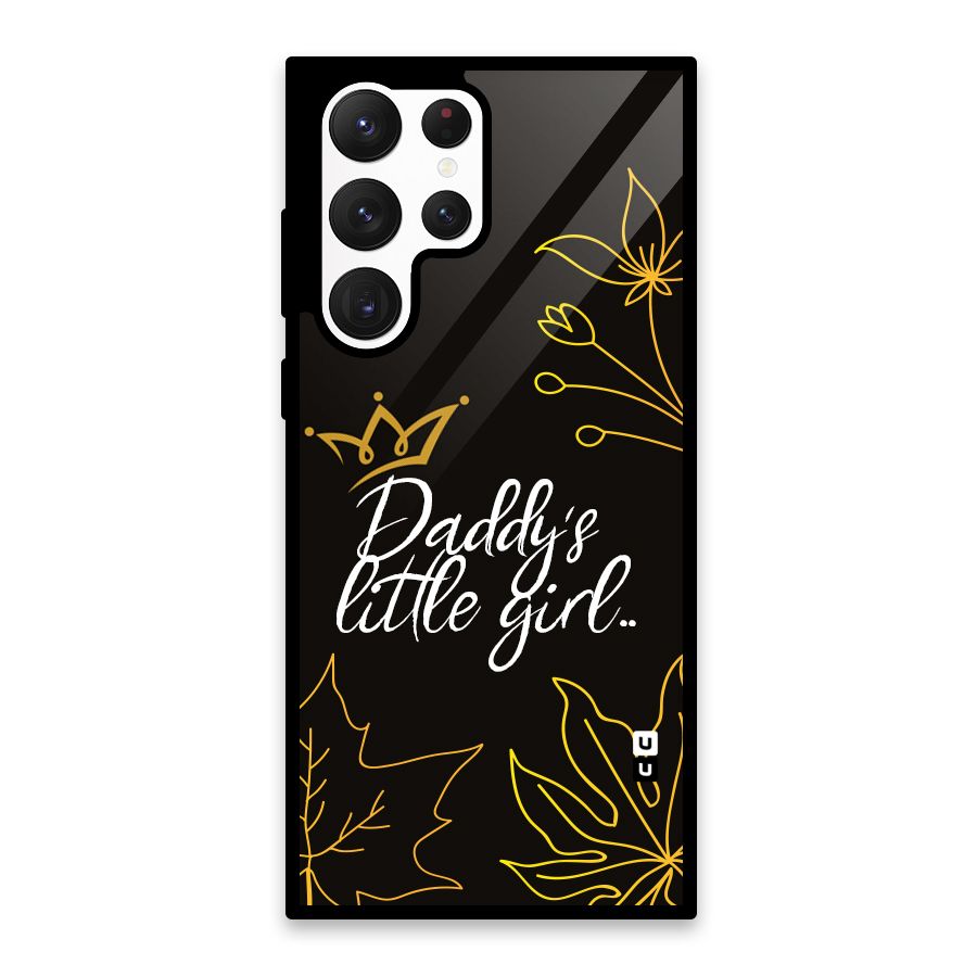 Favorite Little Girl Glass Back Case for Galaxy S22 Ultra 5G